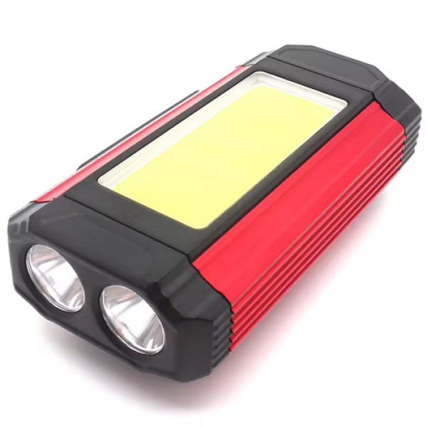 Ліхтар 501-2XPE+COB, METAL, ЗУ Type-C, вбудований акумулятор, магніт, велокріплення