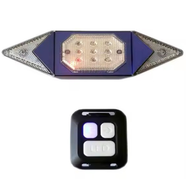 Велосипедна Стоп Мигалка LY-6700 із зазначенням поворотів