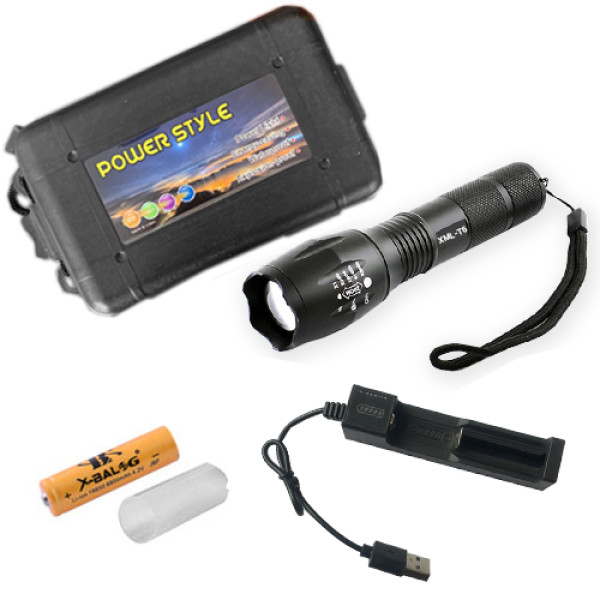 Ліхтар Police 1831-T6 1х18650/3хААА ЗУ USB Zoom Box Ліхтар Police 1831-T6 1х18650/3хААА ЗУ USB Zoom Box