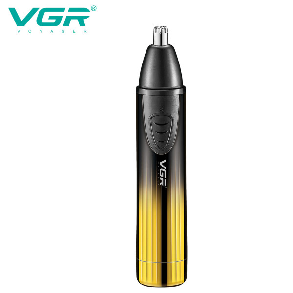 Триммер VGR 2 в 1 V-619 GOLD, 2 насадки - триммер для носа, шейвер
