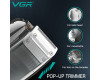 Электробритва VGR V-332 SILVER шейвер, двойное лезвие, триммер, LED Display