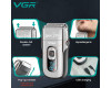 Электробритва VGR V-332 SILVER шейвер, двойное лезвие, триммер, LED Display
