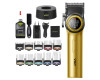 Акумуляторна Машинка Для Стрижки Clipper VGR V-001 GOLD 10 Насадок 9000 RPM 4600 mAh LED Light LED Display