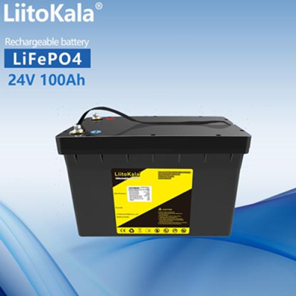 Акумулятор LiFePO4, LiitoKala, 24V 100Ah з BMS