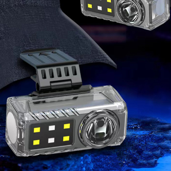 Ліхтар Налобний YJ-A06-LED+6SMD RGB Motion Sensor Li-Ion Акумулятор ЗП Type-C Кліпса Магніт Box Ліхтар Налобний YJ-A06-LED+6SMD RGB Motion Sensor Li-Ion Акумулятор ЗП Type-C Кліпса Магніт Box