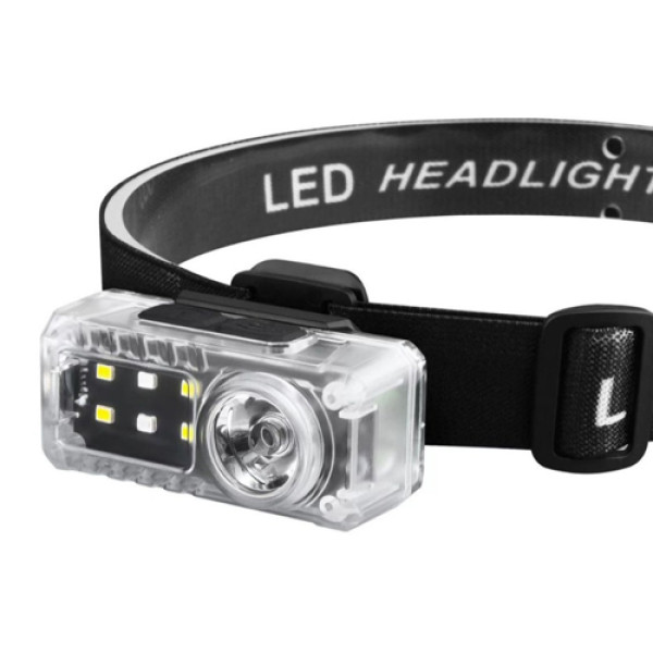 Ліхтар Налобний YJ-A06-LED+6SMD RGB Motion Sensor Li-Ion Акумулятор ЗП Type-C Кліпса Магніт Box Ліхтар Налобний YJ-A06-LED+6SMD RGB Motion Sensor Li-Ion Акумулятор ЗП Type-C Кліпса Магніт Box