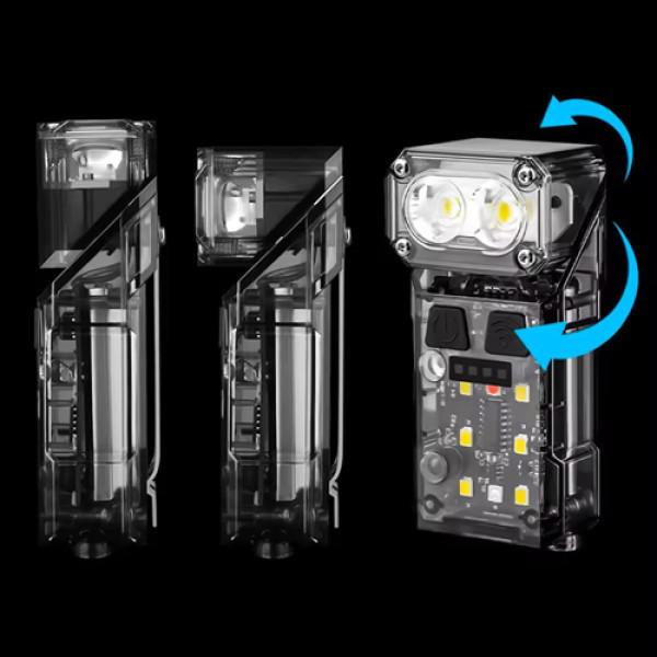 Ліхтар Налобний X52-2LED+6SMD RGB Motion Sensor Індикація Заряду Li-Ion Акумулятор ЗП Type-C Кліпса Магніт Box Ліхтар Налобний X52-2LED+6SMD RGB Motion Sensor Індикація Заряду Li-Ion Акумулятор ЗП Type-C Кліпса Магніт Box