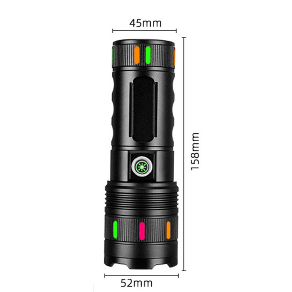 Ліхтар NIGHT VISION FLUORESCENCE 701-PM10-TG Li-Ion Акумулятор ЗУ Type-C Індикація Заряду Zoom Ліхтар NIGHT VISION FLUORESCENCE 701-PM10-TG Li-Ion Акумулятор ЗУ Type-C Індикація Заряду Zoom