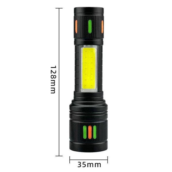 Ліхтар NIGHT VISION FLUORESCENCE 623-TG+COB Li-Ion Акумулятор ЗУ Type-C Індикація Заряду Zoom Ліхтар NIGHT VISION FLUORESCENCE 623-TG+COB Li-Ion Акумулятор ЗУ Type-C Індикація Заряду Zoom