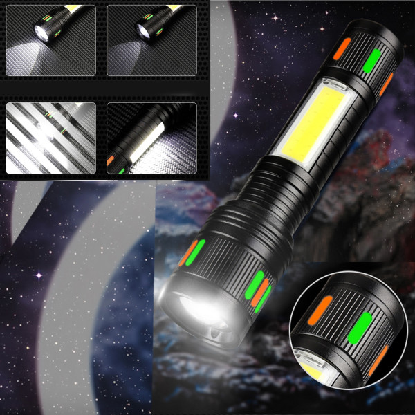 Ліхтар NIGHT VISION FLUORESCENCE 623-TG+COB Li-Ion Акумулятор ЗУ Type-C Індикація Заряду Zoom Ліхтар NIGHT VISION FLUORESCENCE 623-TG+COB Li-Ion Акумулятор ЗУ Type-C Індикація Заряду Zoom