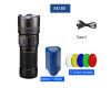Ліхтар AK180 WHITE LASER LED PM30-TG 1х38650 Power Bank ЗП Type-C Zoom 5 Фільтрів Ліхтар AK180 WHITE LASER LED PM30-TG 1х38650 Power Bank ЗП Type-C Zoom 5 Фільтрів