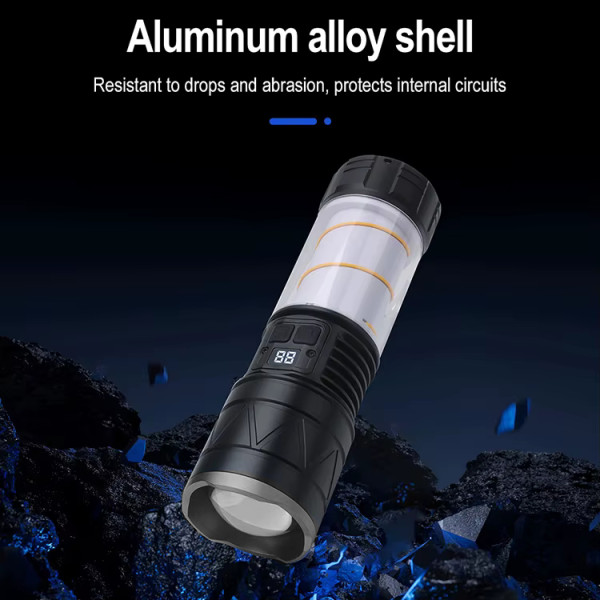 Ліхтар зі Світильником CH-5021-TG+COB Li-Ion Акумулятор ЗУ Type-C Zoom Ліхтар зі Світильником CH-5021-TG+COB Li-Ion Акумулятор ЗУ Type-C Zoom