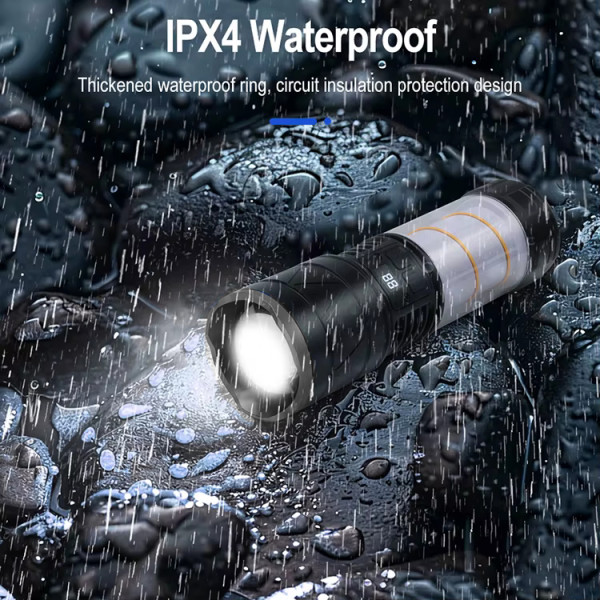 Ліхтар зі Світильником CH-5021-TG+COB Li-Ion Акумулятор ЗУ Type-C Zoom Ліхтар зі Світильником CH-5021-TG+COB Li-Ion Акумулятор ЗУ Type-C Zoom