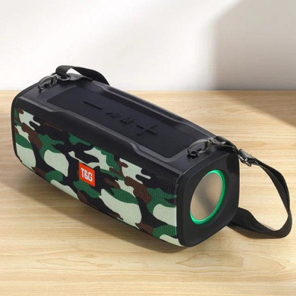 Bluetooth-Колонка TG624 з RGB Підсвіткою Speakerphone Радіо Camouflage Bluetooth-Колонка TG624 з RGB Підсвіткою Speakerphone Радіо Camouflage