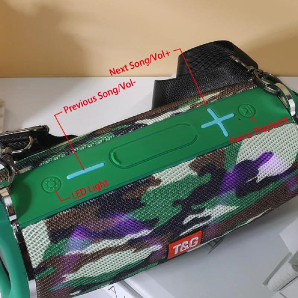 Bluetooth-Колонка TG642 с RGB Подсветкой Speakerphone Радио Camouflage;Bluetooth-Колонка TG642 с RGB Подсветкой Speakerphone Радио;Camouflage Bluetooth-Колонка TG642 с RGB Подсветкой Speakerphone Радио Camouflage;Bluetooth-Колонка TG642 с RGB Подсветкой Speakerphone Радио;Camouflage