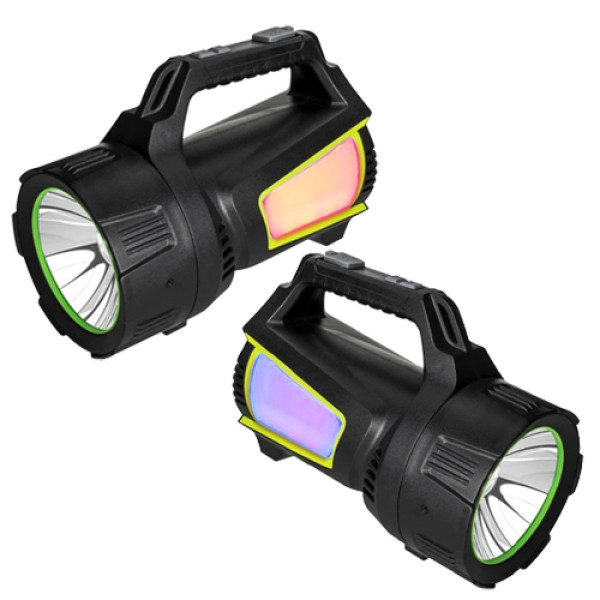 Ліхтар Портативний T100A-10W+2COB White+Red+Blue Power Bank 4x18650 ЗУ Type-C Box Ліхтар Портативний T100A-10W+2COB White+Red+Blue Power Bank 4x18650 ЗУ Type-C Box