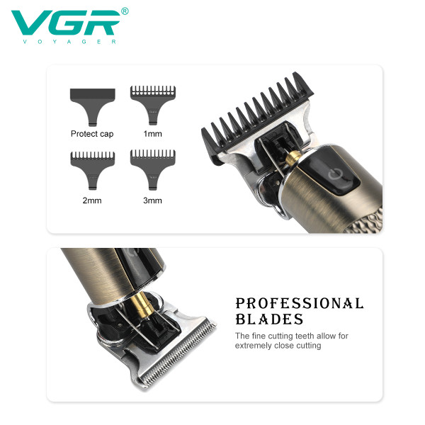 Тример VGR V-983 3 Насадки LED Display Тример VGR V-983 3 Насадки LED Display