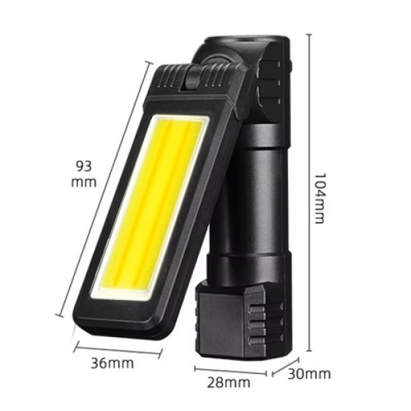 Ліхтар WORKLIGHT 2 в 1 5305-COB WHITE+YELLOW Li-Ion Акумулятор Поворот 180º+180º Магніт ЗП Type-C Ліхтар WORKLIGHT 2 в 1 5305-COB WHITE+YELLOW Li-Ion Акумулятор Поворот 180º+180º Магніт ЗП Type-C