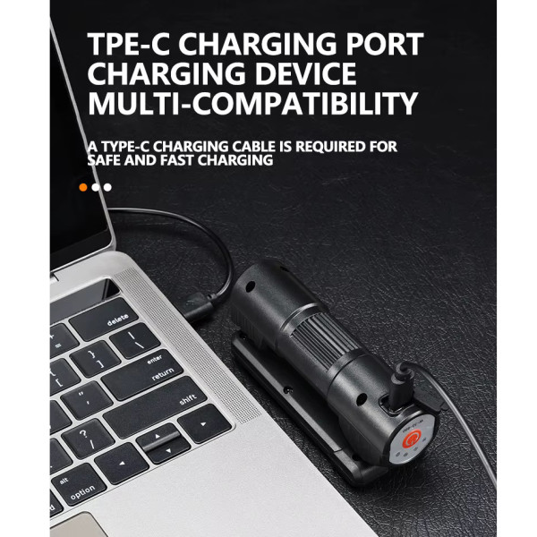 Ліхтар WORKLIGHT 2 в 1 5305-COB WHITE+YELLOW Li-Ion Акумулятор Поворот 180º+180º Магніт ЗП Type-C Ліхтар WORKLIGHT 2 в 1 5305-COB WHITE+YELLOW Li-Ion Акумулятор Поворот 180º+180º Магніт ЗП Type-C