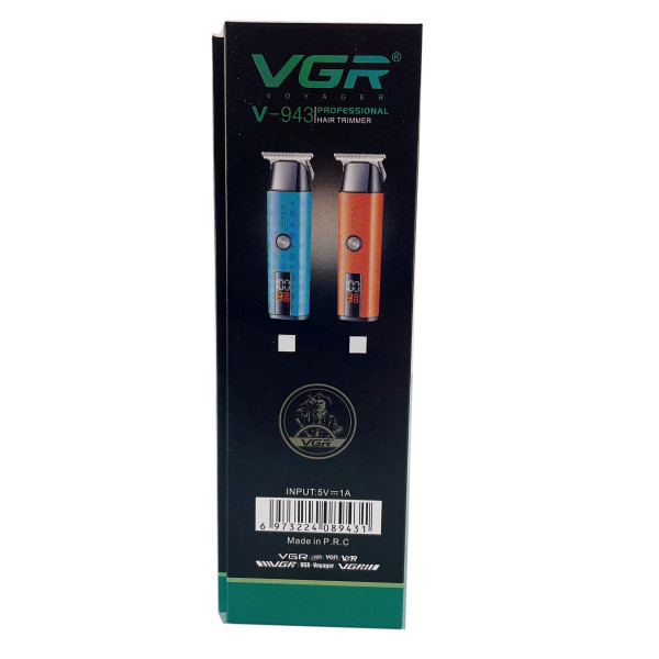 Тример VGR V-943 ORANGE 3 Насадки LED Display Тример VGR V-943 ORANGE 3 Насадки LED Display