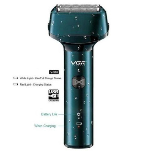 Електробритва VGR V-370 шейвер, потрійне лезо, IPX5