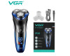 Електробритва VGR V-387 Роторна Висувний Тример IPX6 LED Display Електробритва VGR V-387 Роторна Висувний Тример IPX6 LED Display