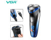 Електробритва VGR V-387 Роторна Висувний Тример IPX6 LED Display Електробритва VGR V-387 Роторна Висувний Тример IPX6 LED Display
