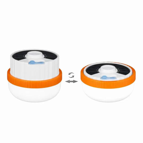 Ліхтар Кемпінг T1-SMD Li-Ion Акумулятор Сонячна Панель ЗП Type-C Гачок