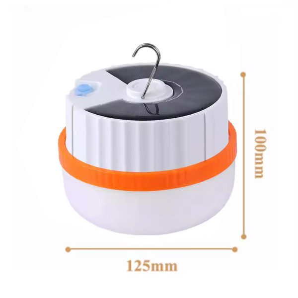 Ліхтар Кемпінг T2-SMD Li-Ion Акумулятор Сонячна Панель ЗП Type-C Гачок Ліхтар Кемпінг T2-SMD Li-Ion Акумулятор Сонячна Панель ЗП Type-C Гачок