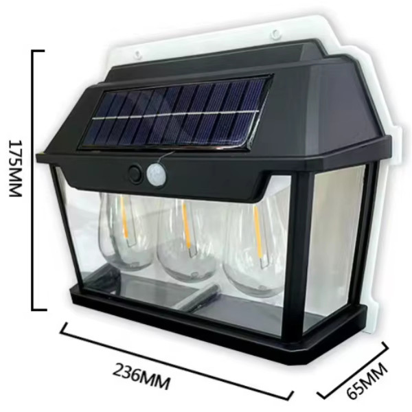 Ліхтар 999-38W Вольфрамові Лампи Motion Sensor 1х18650 Сонячна Панель Ліхтар 999-38W Вольфрамові Лампи Motion Sensor 1х18650 Сонячна Панель