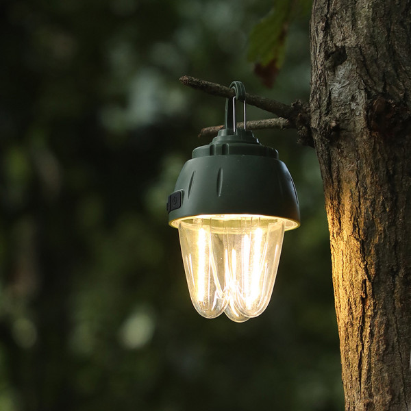 Ліхтар Кемпінг 899-SMD RGB + COB Вольфрамова Лампа Li-Ion Акумулятор ЗП Type-C Гачок