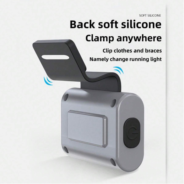 Ліхтар Налобний 505-XPE+8SMD White+Red+Blue Li-Ion Акумулятор ЗП Type-C Кліпса На Магніті