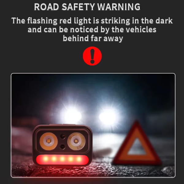 Ліхтар Налобний 2069-XPG White + XPG Yellow + 5SMD Red Motion Sensor Li-Ion Акумулятор ЗП Type-C Ліхтар Налобний 2069-XPG White + XPG Yellow + 5SMD Red Motion Sensor Li-Ion Акумулятор ЗП Type-C