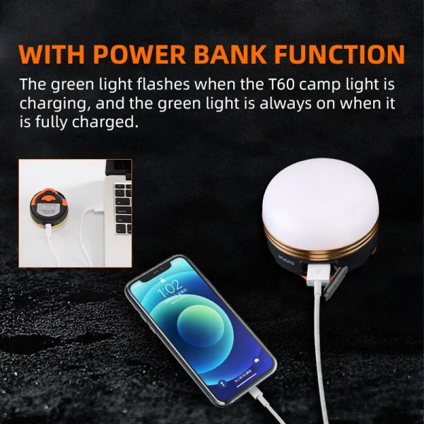 Ліхтар Кемпінг YD-1-5SMD Li-Ion Акумулятор Power Bank ЗП Type-C Магніт Гачок Ліхтар Кемпінг YD-1-5SMD Li-Ion Акумулятор Power Bank ЗП Type-C Магніт Гачок