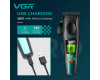 Акумуляторна Машинка Для Стрижки VGR V-195 GREEN 8 Насадок 9000 RPM 2500 mAh LED Display Акумуляторна Машинка Для Стрижки VGR V-195 GREEN 8 Насадок 9000 RPM 2500 mAh LED Display