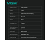 Акумуляторна Машинка Для Стрижки VGR V-195 GOLD 8 Насадок 9000 RPM 2500 mAh LED Display Акумуляторна Машинка Для Стрижки VGR V-195 GOLD 8 Насадок 9000 RPM 2500 mAh LED Display
