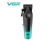 Аккумуляторная машинка для стрижки (clipper) VGR V-196 GREEN, 8 насадок, 7000 RPM, 2000 mAh, LED display