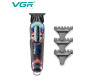 Тример VGR V-260 RED 3 Насадки 2000mAh 9000 RPM LED Display Тример VGR V-260 RED 3 Насадки 2000mAh 9000 RPM LED Display