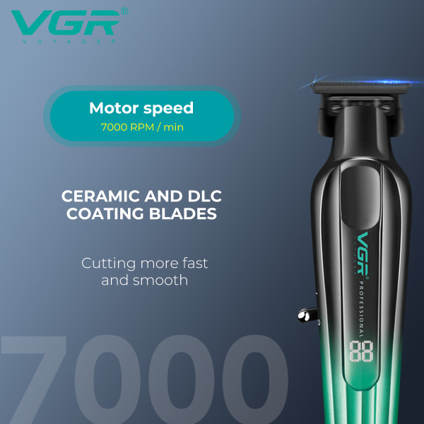 Тример VGR V-935 GOLD 5 Насадок 7000 RPM LED Display