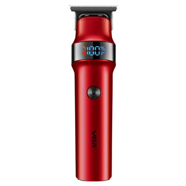 Тример VGR V-987 RED, 3 насадки, LED display