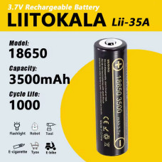 Акумулятор 18650, LiitoKala 35A-JT, 3500mAh, ОРИГІНАЛ