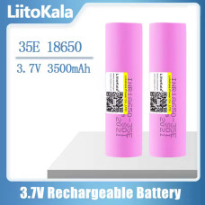 Акумулятор 18650, LiitoKala 35E, 3500mAh, ОРИГІНАЛ