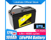 Акумулятор LiFePO4, LiitoKala, 12V 100Ah, з LCD дисплеєм, BMS smart плата