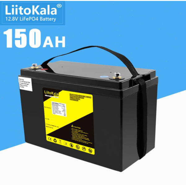 Акумулятор LiFePO4, LiitoKala, 12V 150Ah, BMS smart плата