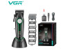 Акумуляторна Машинка Для Стрижки VGR V-010 GREEN 6 Насадок 7500 RPM 2600 mAh LED Display Акумуляторна Машинка Для Стрижки VGR V-010 GREEN 6 Насадок 7500 RPM 2600 mAh LED Display