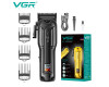 Акумуляторна Машинка Для Стрижки VGR V-138 BLACK 4 Насадки 7000 RPM 2500 mAh LED Display Акумуляторна Машинка Для Стрижки VGR V-138 BLACK 4 Насадки 7000 RPM 2500 mAh LED Display