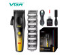 Акумуляторна Машинка Для Стрижки VGR V-195 GOLD 8 Насадок 9000 RPM 2500 mAh LED Display Акумуляторна Машинка Для Стрижки VGR V-195 GOLD 8 Насадок 9000 RPM 2500 mAh LED Display