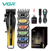 Акумуляторна Машинка Для Стрижки VGR V-273 GOLD 6 Насадок 8000 RPM 3000 mAh LED Display Акумуляторна Машинка Для Стрижки VGR V-273 GOLD 6 Насадок 8000 RPM 3000 mAh LED Display