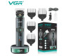 Акумуляторна Машинка Для Стрижки VGR V-671 4 Насадки LED Display Акумуляторна Машинка Для Стрижки VGR V-671 4 Насадки LED Display