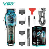 Аккумуляторная Машинка Для Стрижки VGR V-685 4 Насадки LED Display Аккумуляторная Машинка Для Стрижки VGR V-685 4 Насадки LED Display